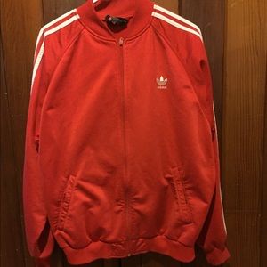 Red Adidas jacket